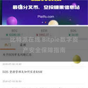 比特派在线 Bitpie数字资产安全保障指南