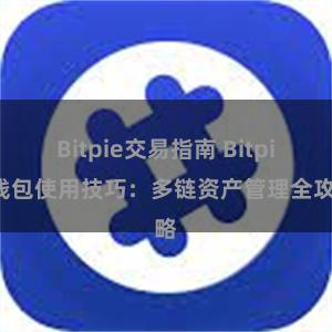 Bitpie交易指南 Bitpie钱包使用技巧：多链资产管理全攻略