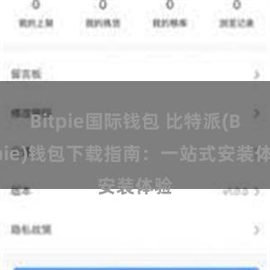 Bitpie国际钱包 比特派(Bitpie)钱包下载指南：一站式安装体验