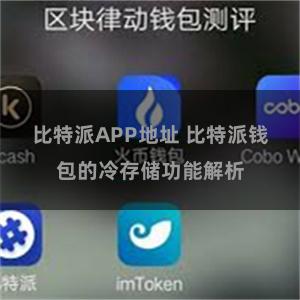 比特派APP地址 比特派钱包的冷存储功能解析